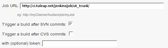 Link Jenkins job with your project